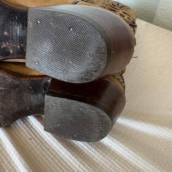 Cowboy boots women's size 8 El General Limited Ed Cross Wing Boots Western Core - Picture 7 of 12